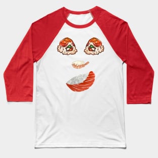 Sushi face Baseball T-Shirt